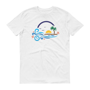 Wave & Palm Tree T-Shirt
